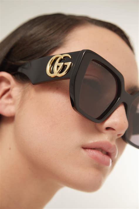 oversized gucci shades|Gucci women shades.